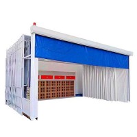 移動式伸縮房軌道式噴漆房 價(jià)格常用指南