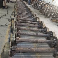 實(shí)心礦車輪對(duì) 軌距1435軌距600直徑300 ，窯車輪