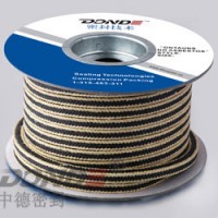 ZD-P1421芳綸包角黑四氟盤根