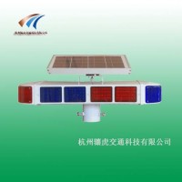 太陽能短排警示燈 紅藍(lán)警示燈側(cè)面三燈價格